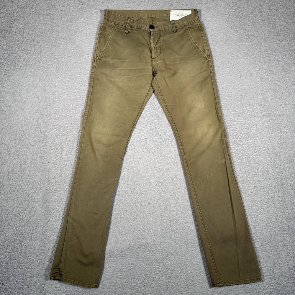 Rogue‎ Territory Pants Mens Green 32x34 AR-G Trouser Slim Taper 6 Pocket Utility